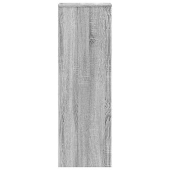 Plantenstandaard 33x33x100 cm bewerkt hout grijs sonoma eiken 5