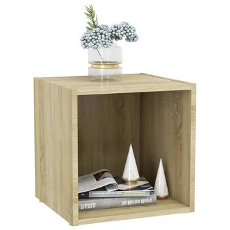 Tv-meubel 37x35x37 cm bewerkt hout sonoma eikenkleurig 5