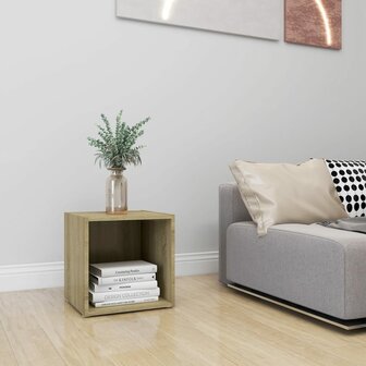 Tv-meubel 37x35x37 cm bewerkt hout sonoma eikenkleurig 6