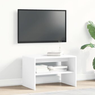 Tv-meubel 60x40x40 cm bewerkt hout wit 3
