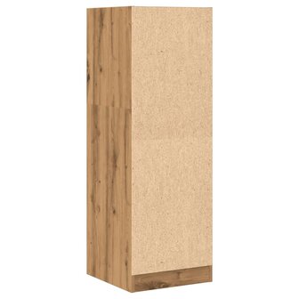 Apothekerskast 40x41x118 cm bewerkt hout artisanaal eikenkleur 7