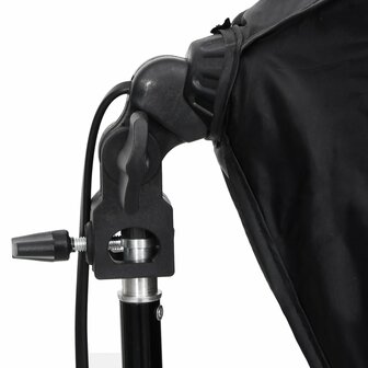Fotostudioset met verlichtingsset, achtergrond en reflector 5