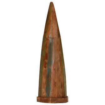 Kast bootvorm 39x27x127 cm gerecycled hout 4