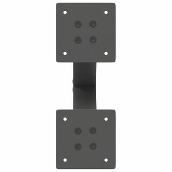 Salontafelpoten 2 st X-vormig 28x(42-43) cm staal antraciet 7