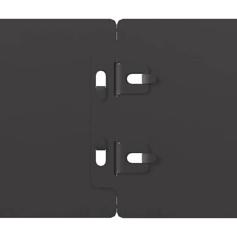 Gazonranden 10 st 10x103 cm koudgewalst staal zwart 7