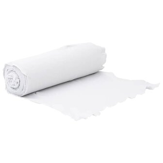 Geotextielmembraan 1x10 m polyestervezel wit 2