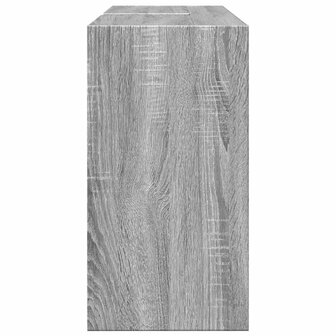 Wastafelkast 90x29x55 cm bewerkt hout grijs sonoma eikenkleurig 6