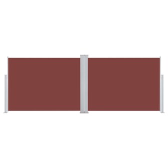 Windscherm uittrekbaar 100x1000 cm bruin 4