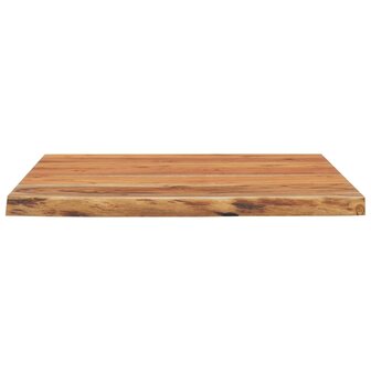 Bureaublad vierkant natuurlijke rand 80x80x2,5 cm acaciahout 4