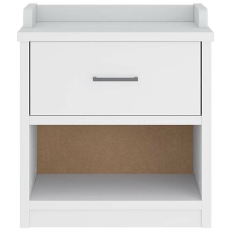 Gangbankje SANDNES wit 45x40x50 cm massief grenenhout 6