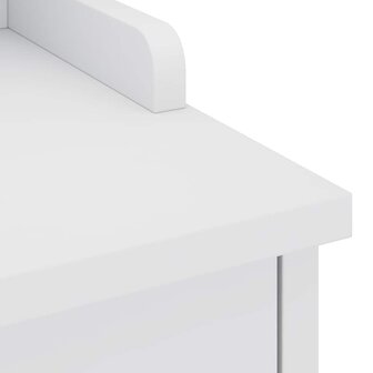Gangbankje SANDNES wit 45x40x50 cm massief grenenhout 9