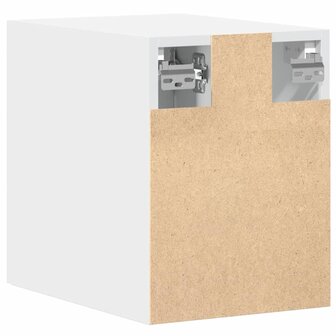 Wandkast 30x42,5x40 cm bewerkt hout wit 7