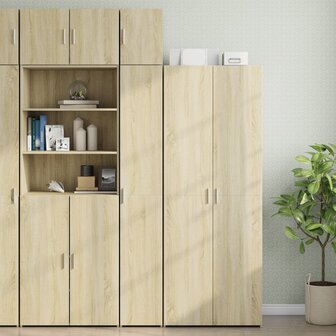 Wandkast 30x42,5x40 cm bewerkt hout sonoma eikenkleurig 3