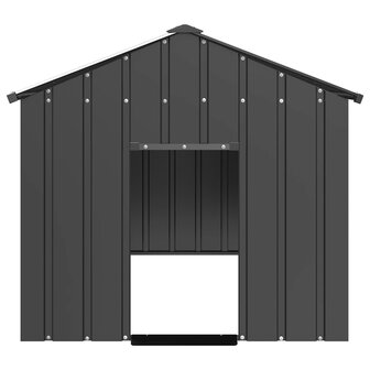 Hondenhok met dak 114x202x101 cm gegalvaniseerd staal 3