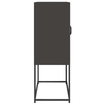 Hoge kast 68x39x107 cm staal zwart 7