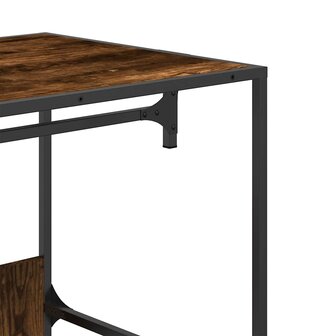 Kledingkast 90x50x180 cm bewerkt hout gerookt eikenkleurig 7