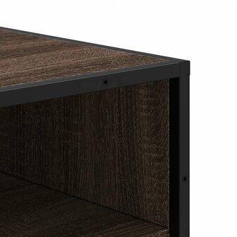 Schoenenrek 48x38x97,5 cm bewerkt hout bruin eikenkleurig 7