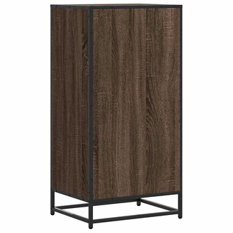 Schoenenrek 48x38x97,5 cm bewerkt hout bruin eikenkleurig 7