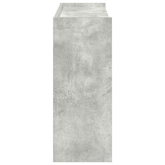 Schoenenrek 80x25x62 cm bewerkt hout betongrijs 5
