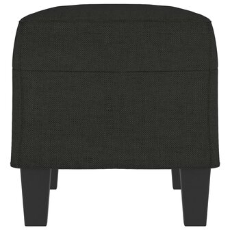 Bankje 70x35x41 cm stof zwart 4