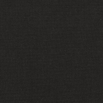 Bankje 70x35x41 cm stof zwart 6