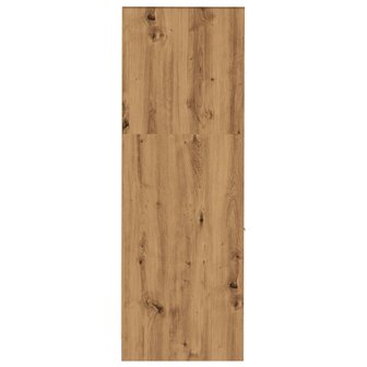 Apothekerskast 30x41x118 cm bewerkt hout artisanaal eikenkleur 6