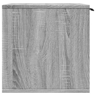 Kattenbakkast 80x50x45 cm bewerkt hout grijs sonoma eikenkleur 6