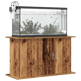 Aquariumstandaard 101x41x58 cm bewerkt hout oud houtkleurig 1