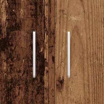 Aquariumstandaard 101x41x58 cm bewerkt hout oud houtkleurig 8