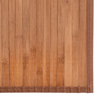 Vloerkleed rechthoekig 60x200 cm bamboe naturel 6