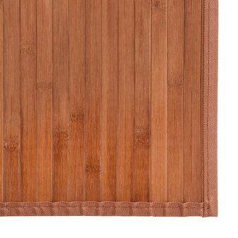 Vloerkleed rechthoekig 60x200 cm bamboe bruin 6