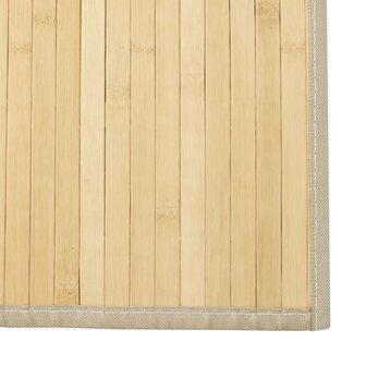 Vloerkleed rechthoekig 60x300 cm bamboe lichtnaturel 6