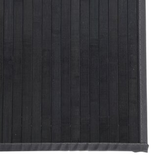 Vloerkleed rechthoekig 70x300 cm bamboe grijs 6