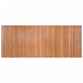 Vloerkleed rechthoekig 80x200 cm bamboe naturel 2