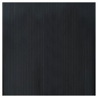 Vloerkleed rechthoekig 100x100 cm bamboe zwart 2