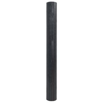 Vloerkleed rechthoekig 100x100 cm bamboe grijs 3