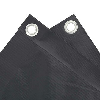 Balkonscherm 600x75 cm PVC antracietkleurig 4