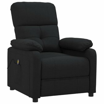 Massagestoel stof zwart 2