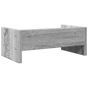 Monitorstandaard 42x24x16 cm bewerkt hout grijs sonoma eiken 6