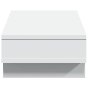 Monitorstandaard 50x27x15 cm bewerkt hout wit 5