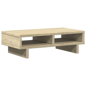 Monitorstandaard 50x27x15 cm bewerkt hout sonoma eikenkleurig 2