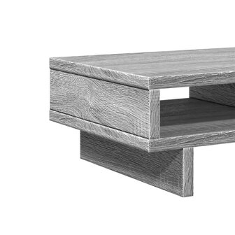 Monitorstandaard 50x27x15 cm bewerkt hout grijs sonoma eiken 7