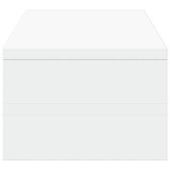 Monitorstandaard 54x22x15 cm bewerkt hout wit 5