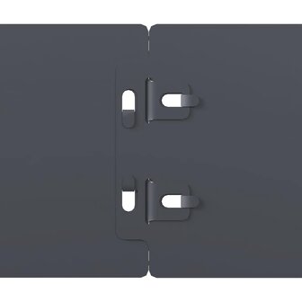 Gazonranden 10 st 10x103 cm koudgewalst staal antraciet 7