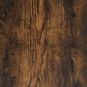 Wandkast 100x16,5x30 cm bewerkt hout gerookt eikenkleurig 8