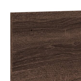 Wandkast 100x16,5x30 cm bewerkt hout bruin eikenkleur 7