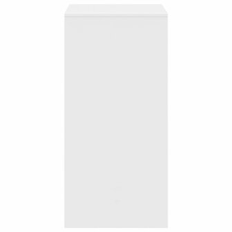 Bartafel 51x50x103,5 cm bewerkt hout wit 5