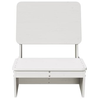 Tuinstoel 60x64x70,5 cm massief grenenhout wit 3