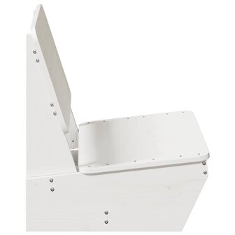 Tuinstoel 60x64x70,5 cm massief grenenhout wit 4