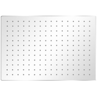 Regendouchekoppen 2 st 30x40 cm roestvrij staal 2